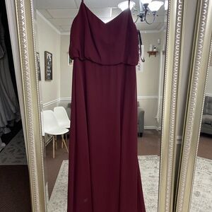 Wine Bridesmaid Dress NWT